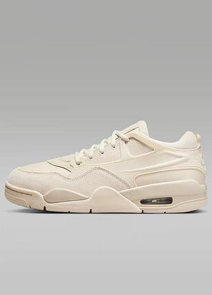 Чоловічі / жіночі кросівки найк джордан оригінал nike jordan 4 rm legend light brown (w) fq7940-200