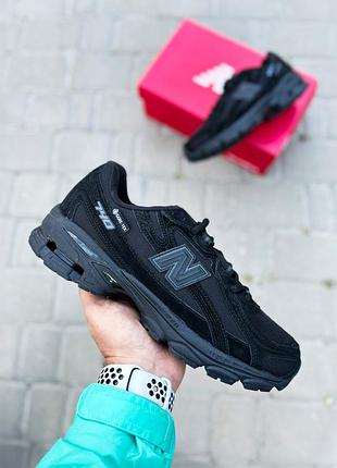Мужские кроссовки стильные нью баланс new balance 740 triple black termo 41 44