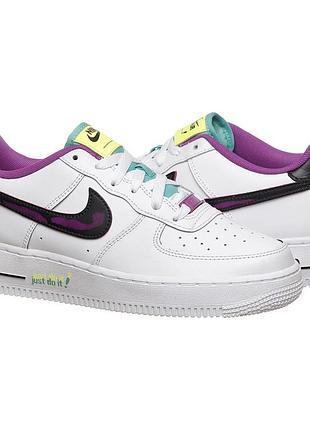 Жіночі кросівки стильні повсякденні найк оригінал nike air force 1 lv8 gs (dx3933-100) dx3933-100