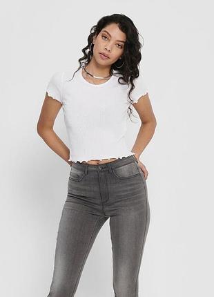 Блуза onlemma s/s short top noos jrs 15201206 white only xl белый 15201206white xs