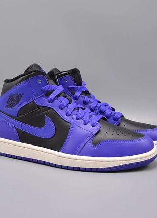 Кроссовки air jordan air jordan 1 mid violet bq6472-051 42 bq6472-051 41