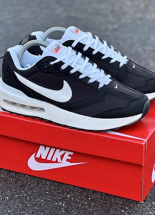Мужские / женские кроссовки найк аир макс стильные nike air max dawn black white 38 43
