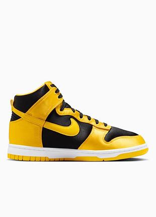 Кросівки жіночі nike dunk high shoes yellow/black fn4216-001