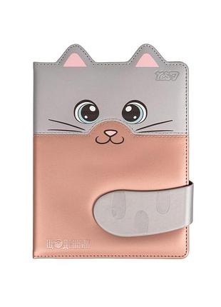 Щоденник шкільний yes тверда обкладинка cat tail (911687)