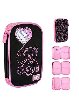 Пенал мягкий yes ph-35 pink bear из led (533777)