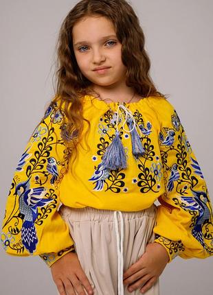 Вишита сорочка для дівчаток