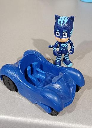 Фігурка кетбой і машинка, герої в масках,pj masks
