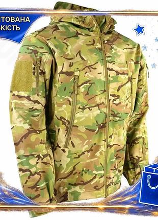 Куртка тактична чоловіча демісезонна військова для зсу kombat uk patriot soft shell xl мультикам dm-11