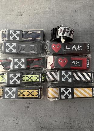 Ремені comme des garson,off white