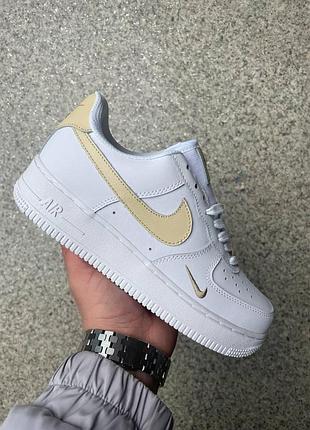Кроссовки nike air force 1 low белые кожаные для женщин с отличным комфортом найк 41