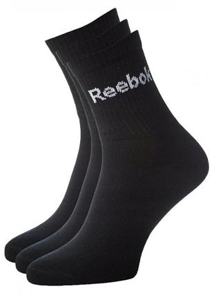 Чоловічі / жіночі шкарпетки рібак оригінал reebok crew 3 pack socks ab5280