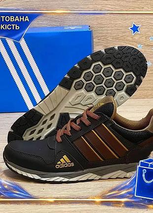 Кроссовки adidas кожаные текстильные мужские спортивные 40-45 размер. dm-11