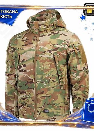 Куртка soft shell m-tac мультикам осінь-весна для захисту від негоди dm-11