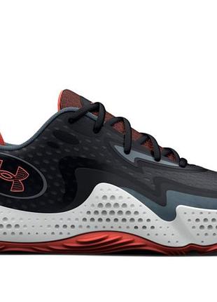 Чоловічі / жіночі кросівки андер армор оригінал under armour ua spawn 5 black/orange 3026285-001