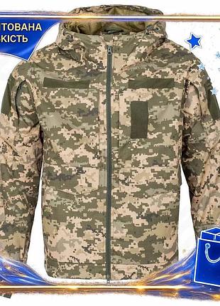 Тактическая легкая куртка рип-стоп для военных с капюшоном и погонами для защиты в полевых условиях dr-11