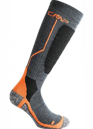 Чоловічі / жіночі шкарпетки лижі кмп оригінал cmp ski sock wool 3i49377-u738