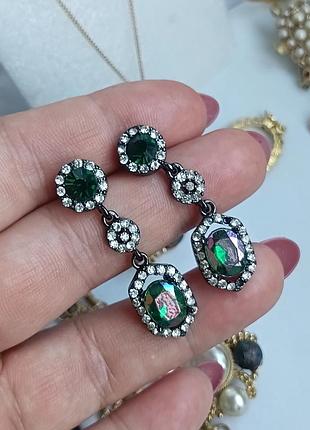 Сережки, підвіска, кристали,або в подарунок до будь якої покупки