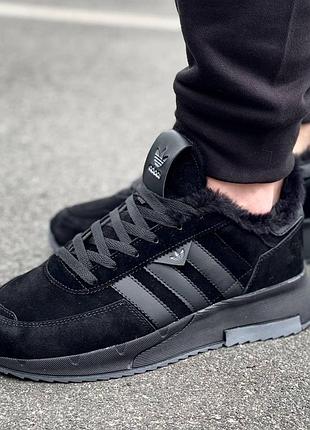 Стильні зимові кросівки adidas boots, жіночі кросівки для повсякденного зимового носіння