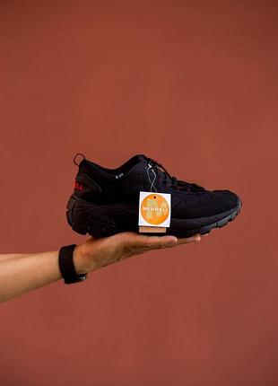 Зимові кросівки merrell для чоловіків, чорні з утепленою плащовкою та водовідштовхувальними властивостями