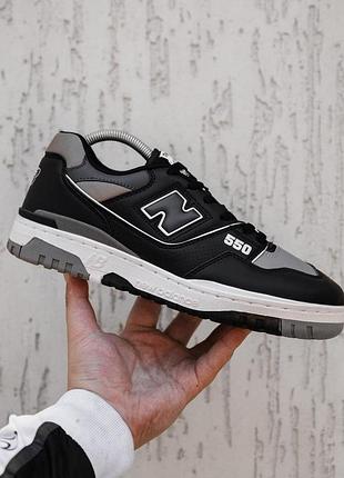 New balance 550 кроси для чоловіків зручні легкі з шкірою/сіткою ньюбики