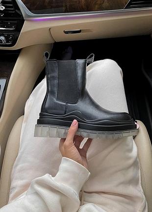 Жіночі черевики bottega veneta зимові