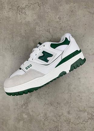 Мужские кроссовки new balance 550 белые, с идеальной посадкой и легкостью нью баланс 550