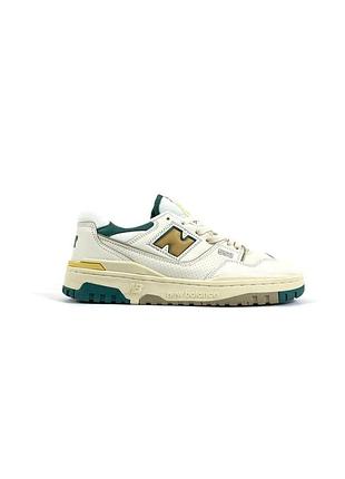 Жіночі шкіряні кросівки new balance 550 white green, висока якість та комфорт