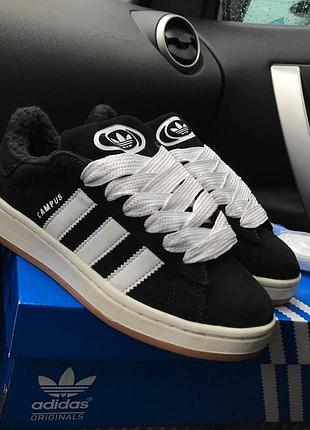 Зимові кросівки adidas для жінок, якісні зимові кеди adidas campus