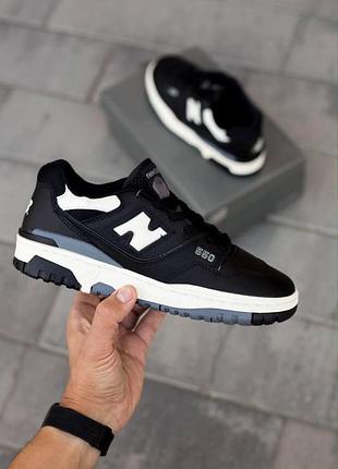 Чоловічі кросівки new balance 550 для чоловіків стильні кроси нью баланс чорні