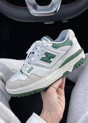 Мужские кроссовки new balance 550 белые, для повседневного ношения нью баланс 550