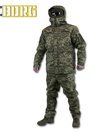 Зимовий костюм water repellent militex gen 6 піксель (бушлат+штани)