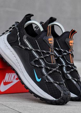 Чоловічі кросівки nike acg mountain fly gore-tex чорні модні кроси на осінь найк асг маунтін флай гортекс