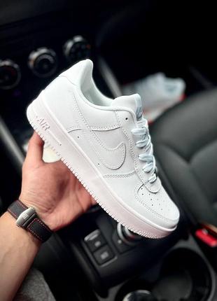 Кроссовки женские nike air force 1 36 (23 см) low all white (21624-36)