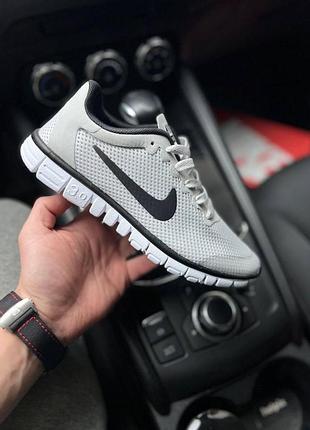 Кросівки жіночі nike free run 3.0 light gray 36
