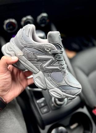 Кроссовки женские new balance 9060 36 (23 см) all gray (21633-36)