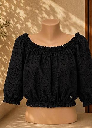 Guess broderie anglaise блуза