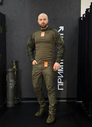 Тактичний військовий комплект олива ягуар 4.5.0. jaguar olive убакс +штани under body armor combat shirt