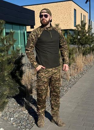 Військовий комплект хижак 2 в 1 штани + убакс collpass military мавка