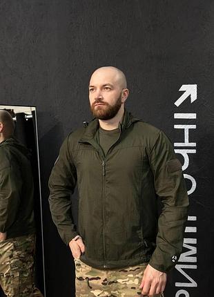 Ультра легка тактична куртка олива attam магніт 🧲