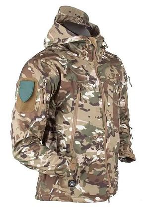 Куртка hwb на флісі мультикам soft shell