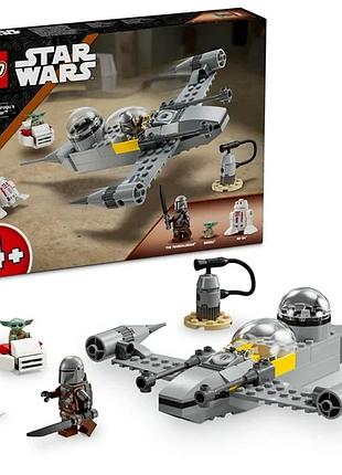 Конструктор lego зоряний винищувач n-1 мандо й ґроґу 92 деталі пластик різнобарвний (825028)