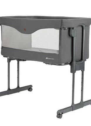 Приставне ліжечко bebe confort amara 120x60 см текстиль графітовий (825399)