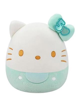 М'яка іграшка squishmallows hello kitty 20 см смарагдовий плюш (824294)