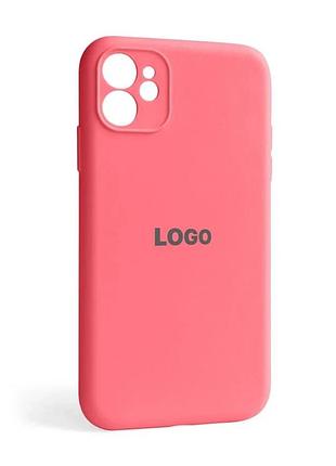 Чохол-накладка apple iphone 11 закрита камера силікон помаранчевий (834576)