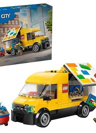Конструктор lego city фургон 276 деталей пластик 60500 (825471)
