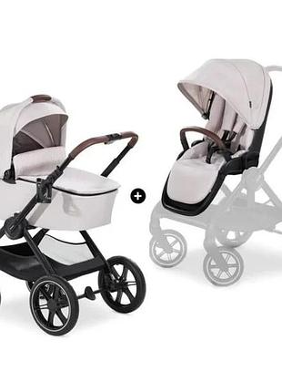 Универсальная коляска 2 в 1 hauck walk n care бежевый 98x60x107 см алюминий (823487)
