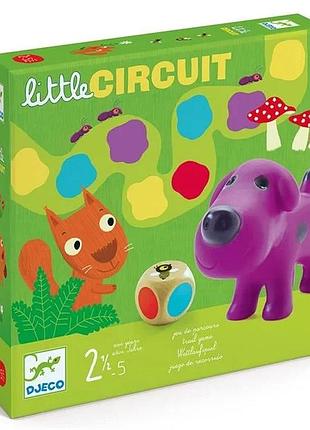 Настольная игра маленькая дорожка 2-4 игрока картон 40х40 см разноцветные фигурки (824960)
