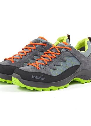 Ботинки norfin ntx light trek low водонепроникні замшеві 42 сірі (879344)