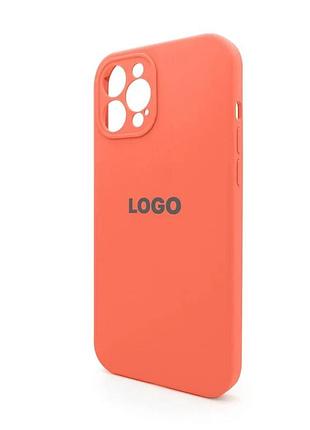 Чехол silicone case для apple iphone 12 pro max закрытая камера силикон оранжевый (834821)