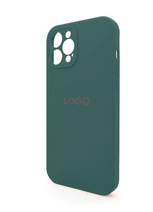 Чехол silicone case для apple iphone 12 pro max закрытая камера силикон зеленый (835580)